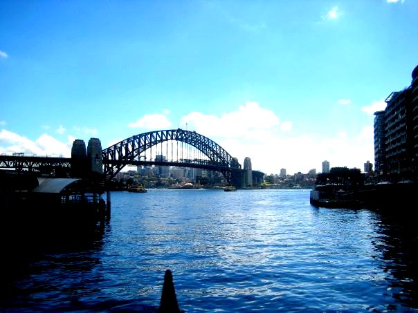 The harbour bridge