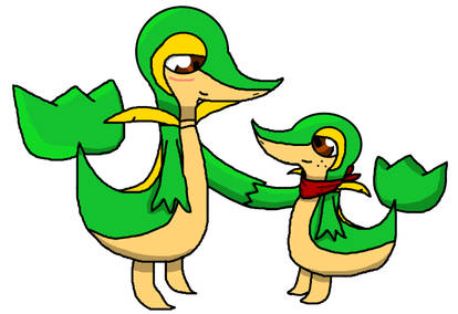 Snivy and.. Snivy