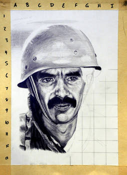 Graphite portrait WIP