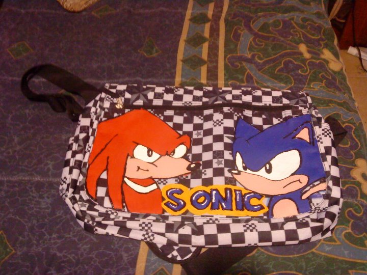 Backpack Sonic and Knuckles