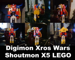 Digimon Xros Wars Shoutmon X5 Lego