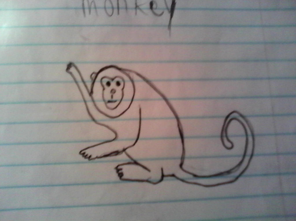monkey by animefan5037 on DeviantArt