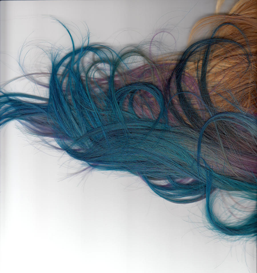 Blue Purple And Blonde Hair By Hanahi Rock On Deviantart