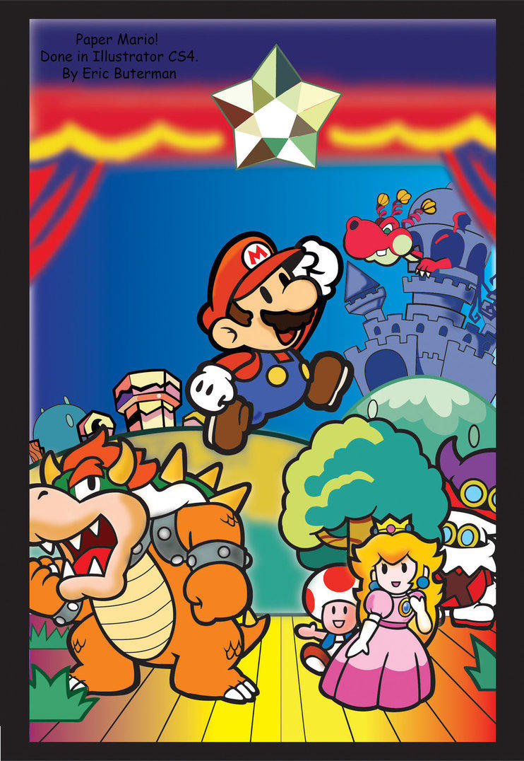 Paper Mario Vector by EricButerman on DeviantArt