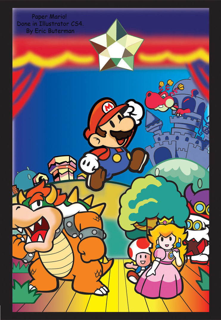 Paper Mario Vector by EricButerman on DeviantArt