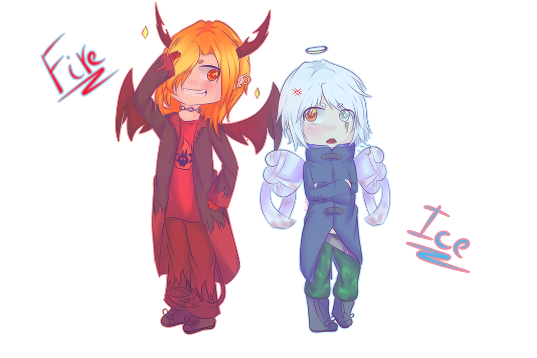 (TGG-ROL) Fire And Ice~. by touko12 on DeviantArt
