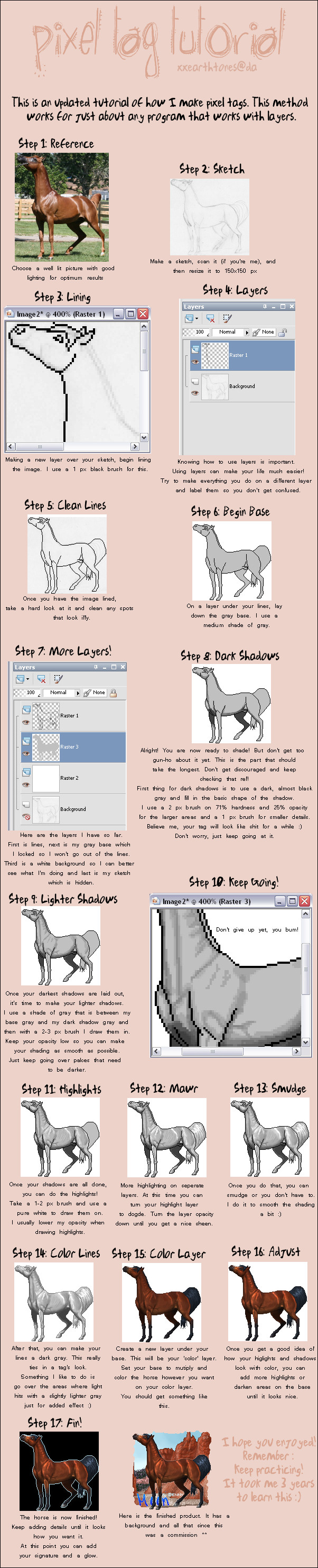 Pixel Tag Tutorial by scifipegasusart on DeviantArt