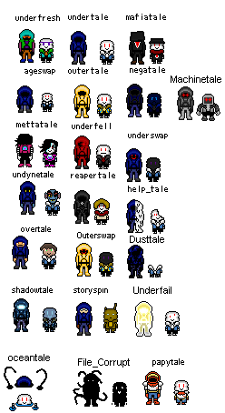 Undertale Au's (Guardi and Alpha)