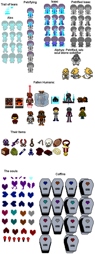 Undertale AU idea sprite dump