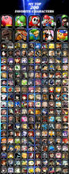 My Top 200 Favorite Characters (ver. 1.75) by Kirby-Kid