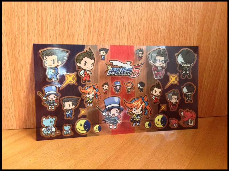 Ace Attorney Dual Destinies Stickers