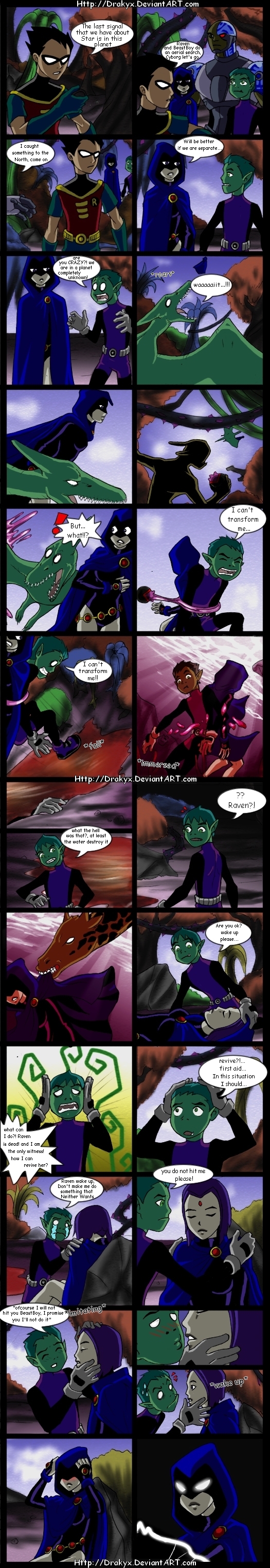 Raven Beast Boy - 01