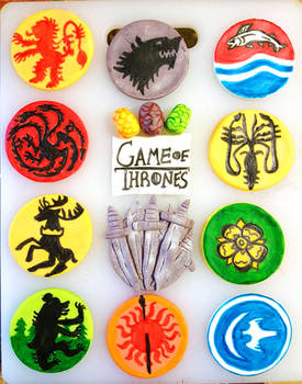 Game of Thrones Fondant Cupcakes