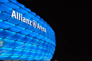 Blaue Allianz Arena