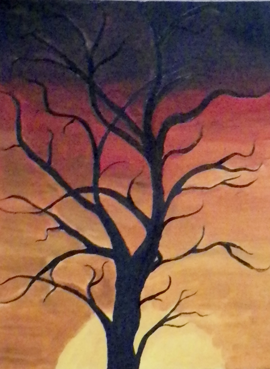 Tree in the Sunset