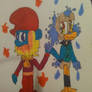 Elementverse- Fire Smurf and Water Duck