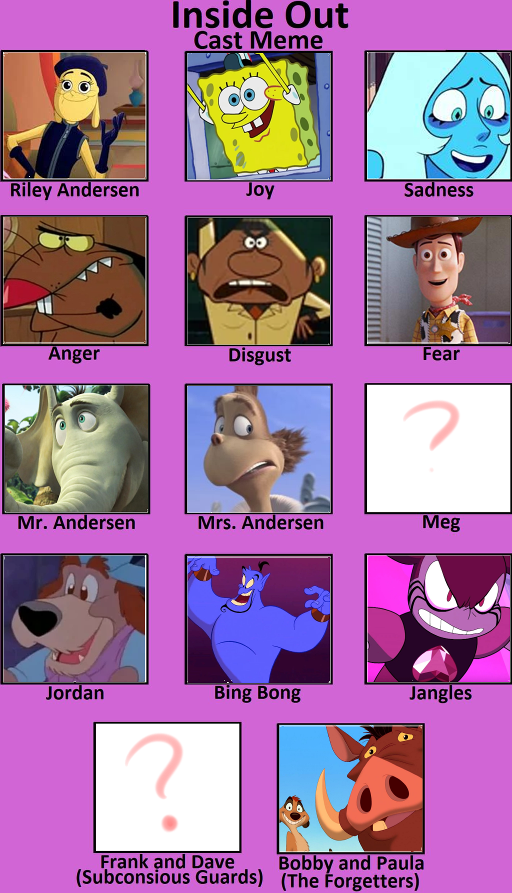 Inside Out Cast Meme By Blaze On Fire On DeviantArt Inside out cast meme by blaze on fire on deviantart