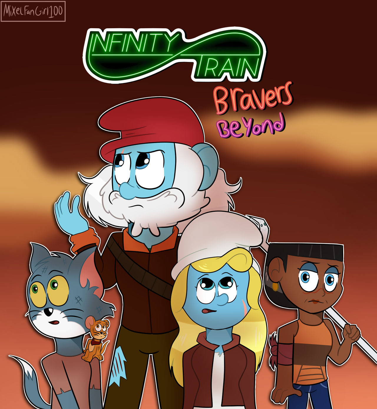 Infinity Train Bravers Beyond (Speedpaint) by MixelFanGirl100 on DeviantArt