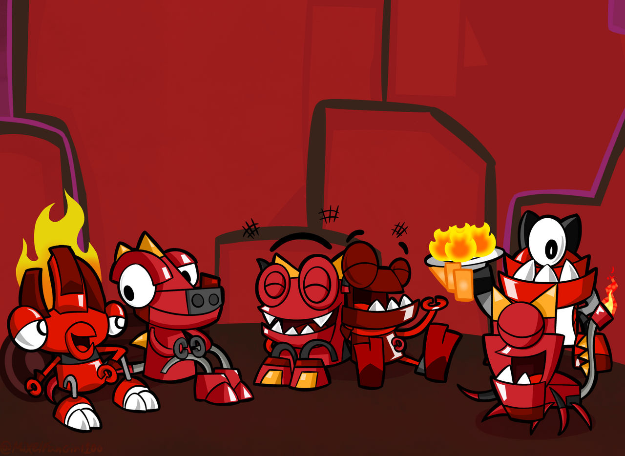 Infernite Inflation Infernite family by MixelFanGirl100 on DeviantArt