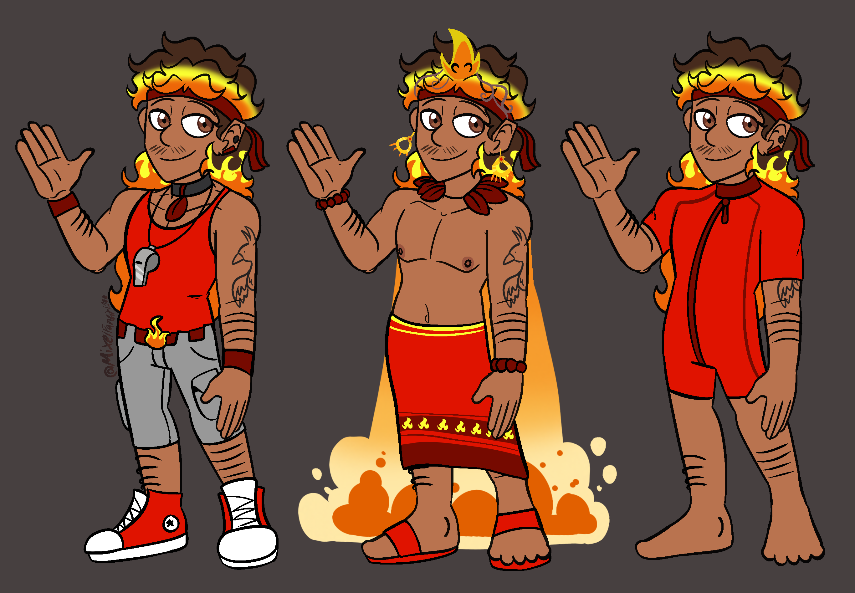 Human Deviantart Human Flain design by MixelFanGirl100 on DeviantArt
