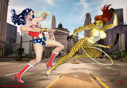 Wonder Woman vs Cheetah