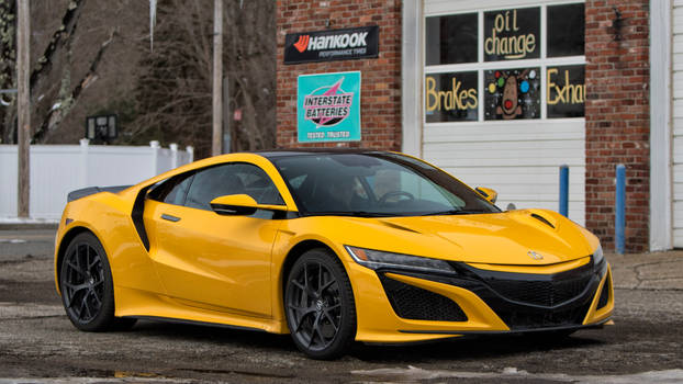 Indy Yellow Pearl Acura NSX