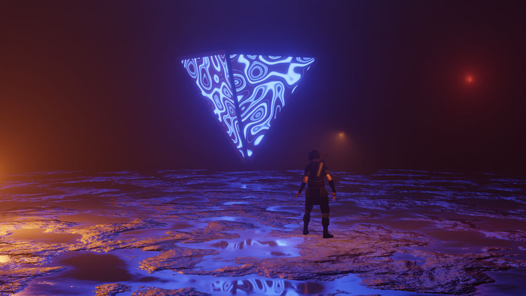 Sci-Fi Pyramid block