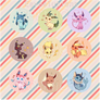 Buttons - Eevees