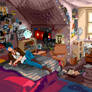 Chloe's room (pixelart) from Life is Strange