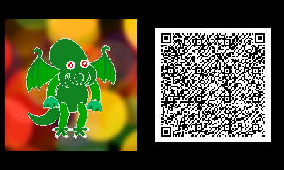 freakyforms QR code Cthulhu by piercenicholas on DeviantArt