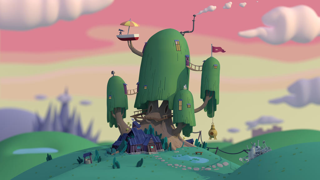 Adventure Time Tree House by staypuftmuffin on DeviantArt