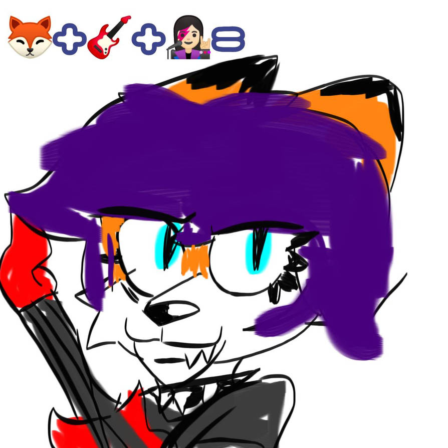 The rock fox (I tried to draw) by saravitoria02 on DeviantArt