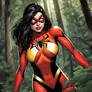 Spider-woman hotty