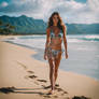  hawaii beach, bikini babe
