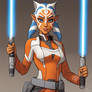 Ahsoka Tano (star wars),  pure lightsabers 