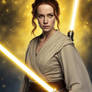 Karen Gillian as Rey Skywalker from Star Wars,yell