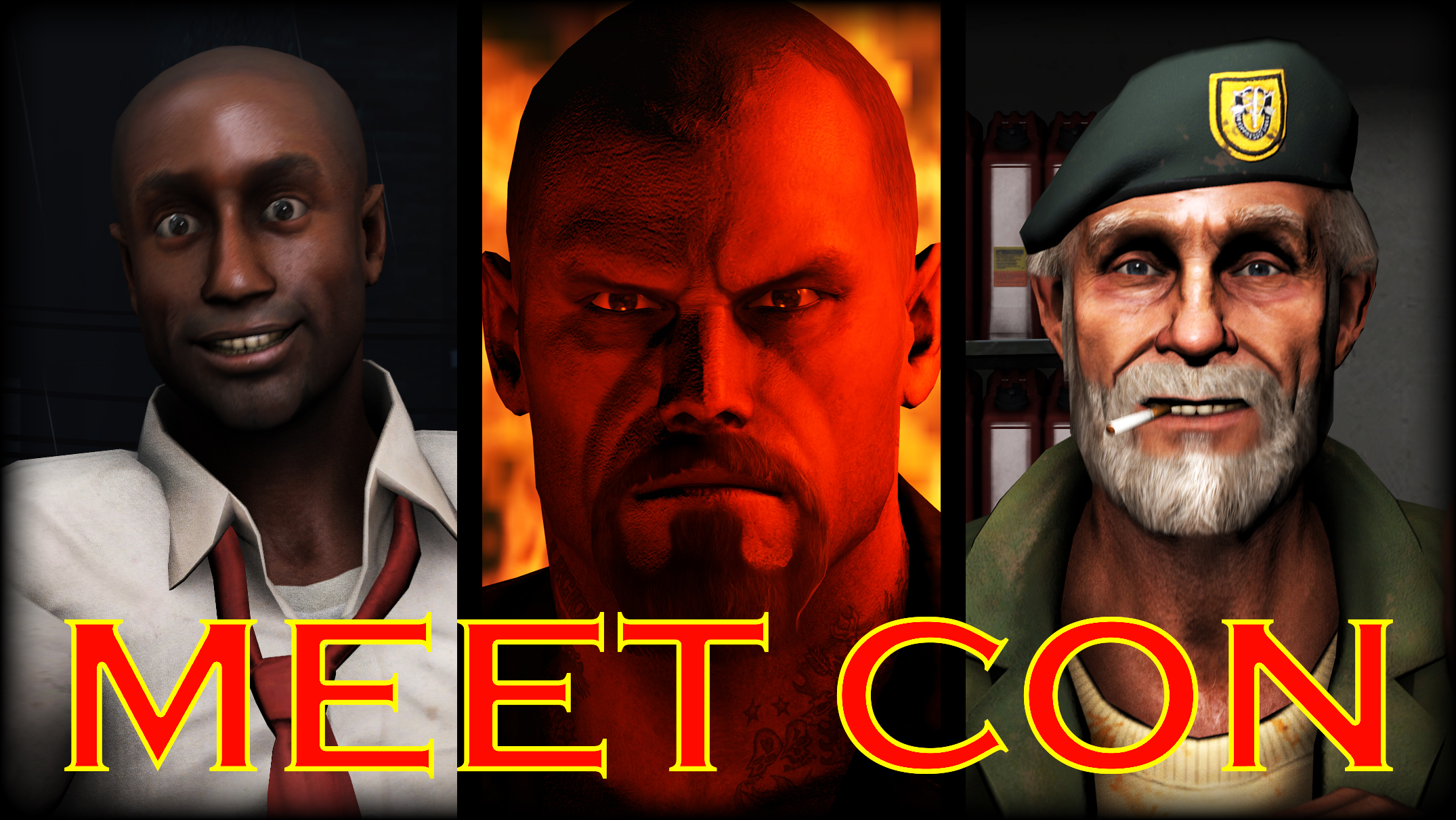 [SFM Remake] Meet Con V2 - Left 4 Dead Poster