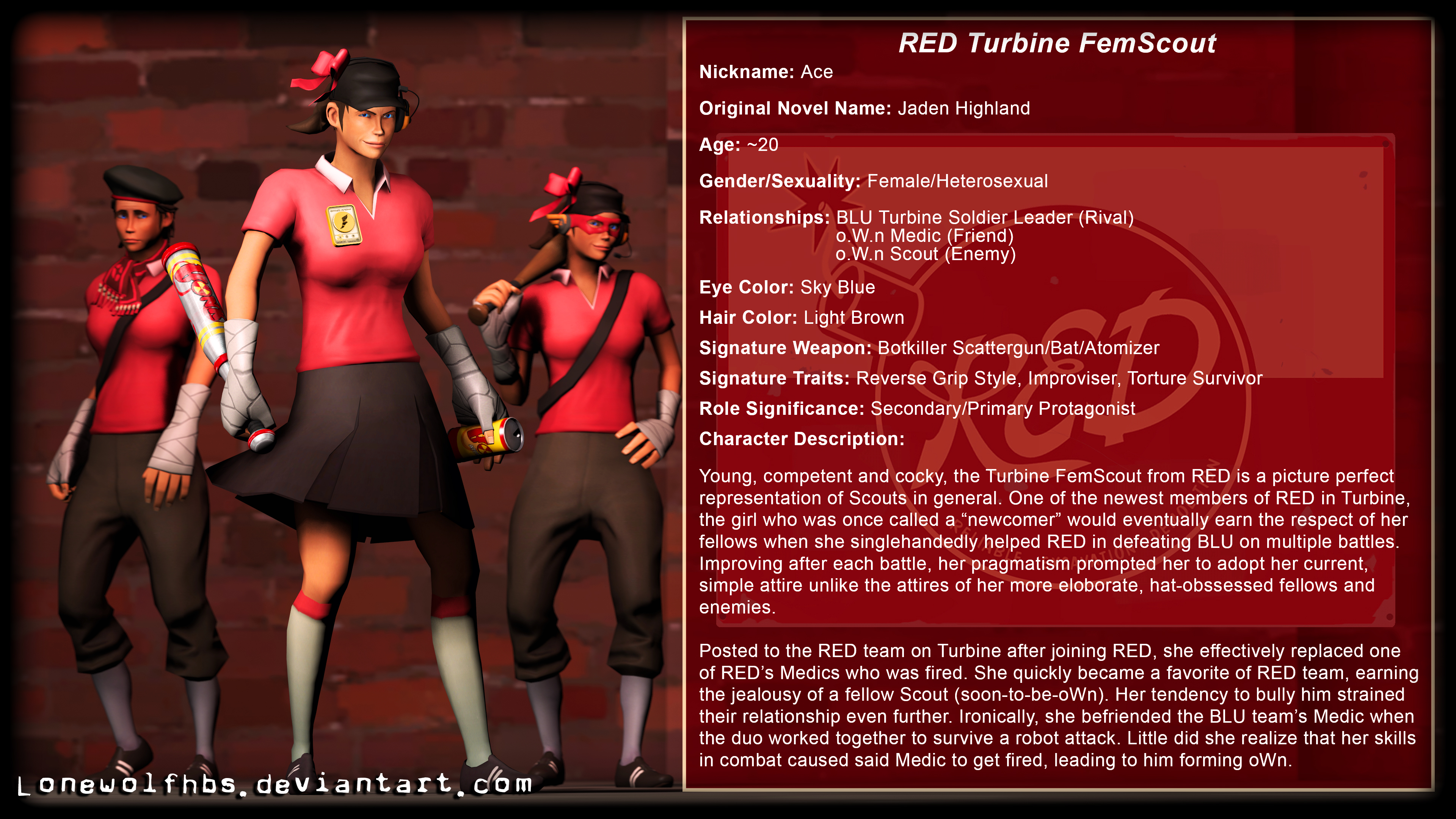 [SFM Biography] TF2 - CoP - RED Turbine FemScout