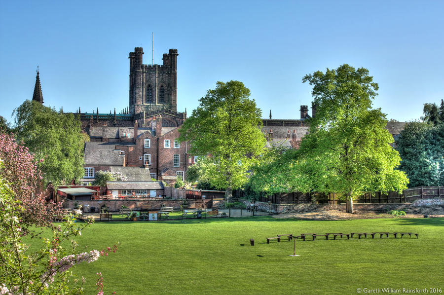Chester Cathedral And Falconry HDR by GarethGWR on DeviantArt