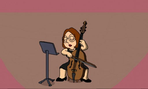 Meg Playing Instruments Meg the Cellist by Curious-Poker-Chip on DeviantArt