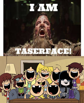 The Loud Sisters Laughing at Taserface