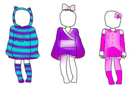 clothing adoptables (12) ( closed )