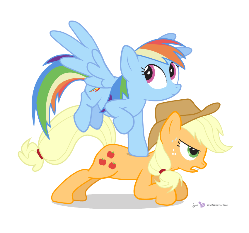 Aj Rd Mlp RD and AJ in 'The Third Law of Motion' by dm29 on DeviantArt