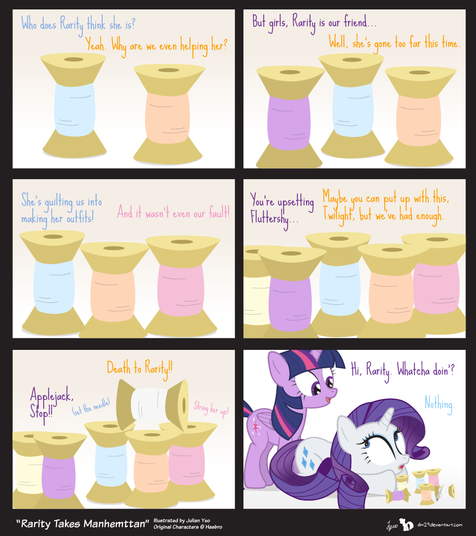 Comic Block: Rarity Takes Manhemttan