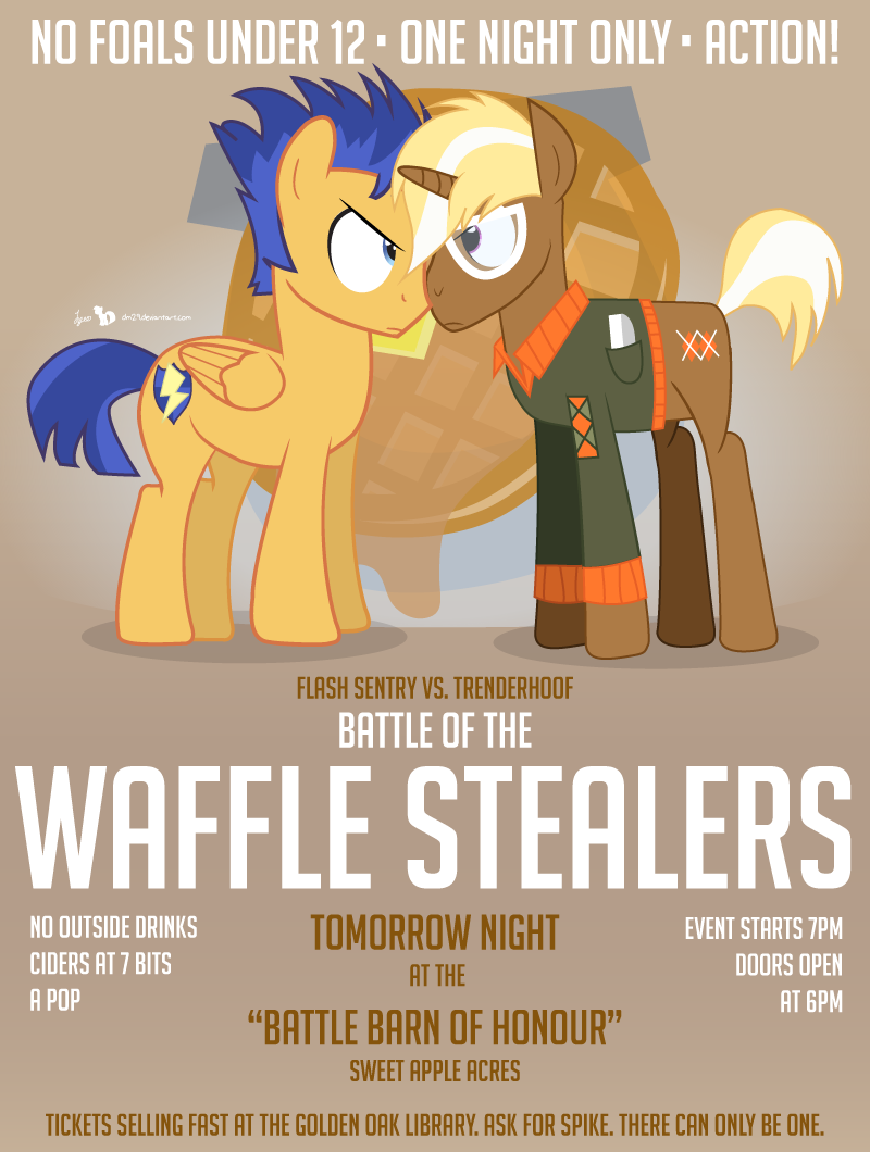 Battle of the Waffle Stealers Poster