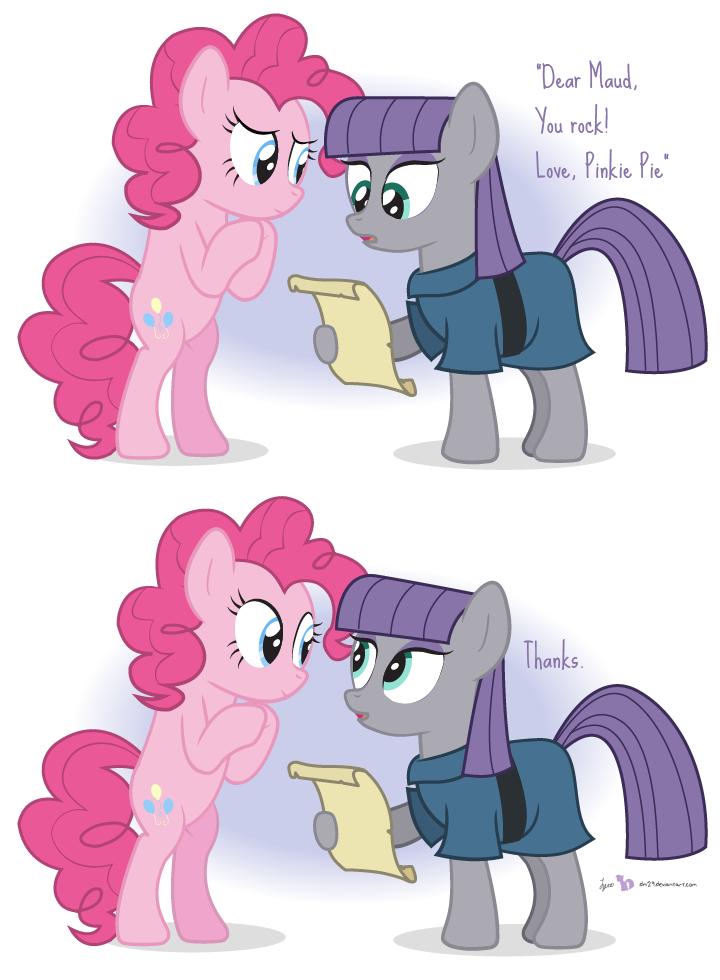 Pinkie and Maud Pie