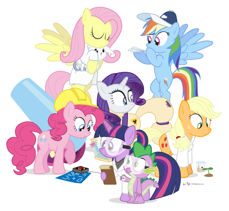 Science Mlp Science Pones by dm29 on DeviantArt