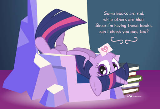 A Book Horse Valentine