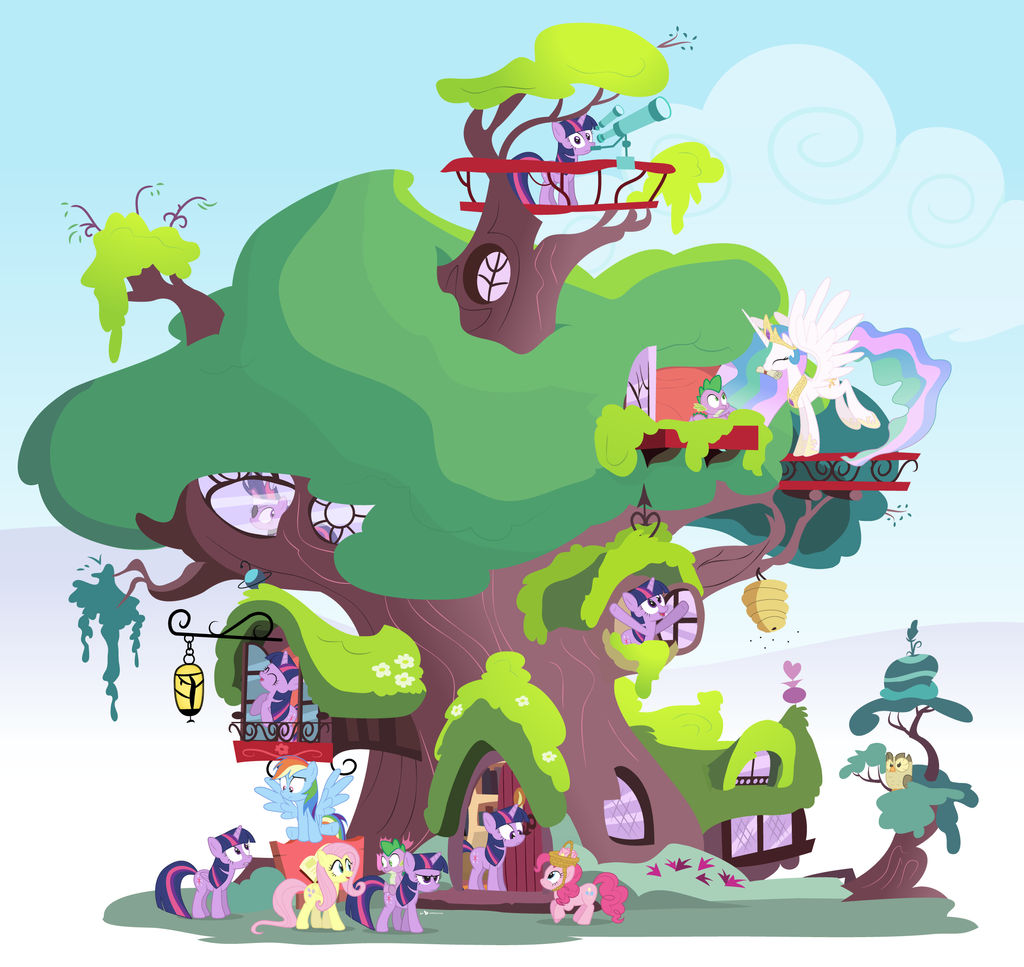 Mlp Library Remembering Golden Oak Library by dm29 on DeviantArt