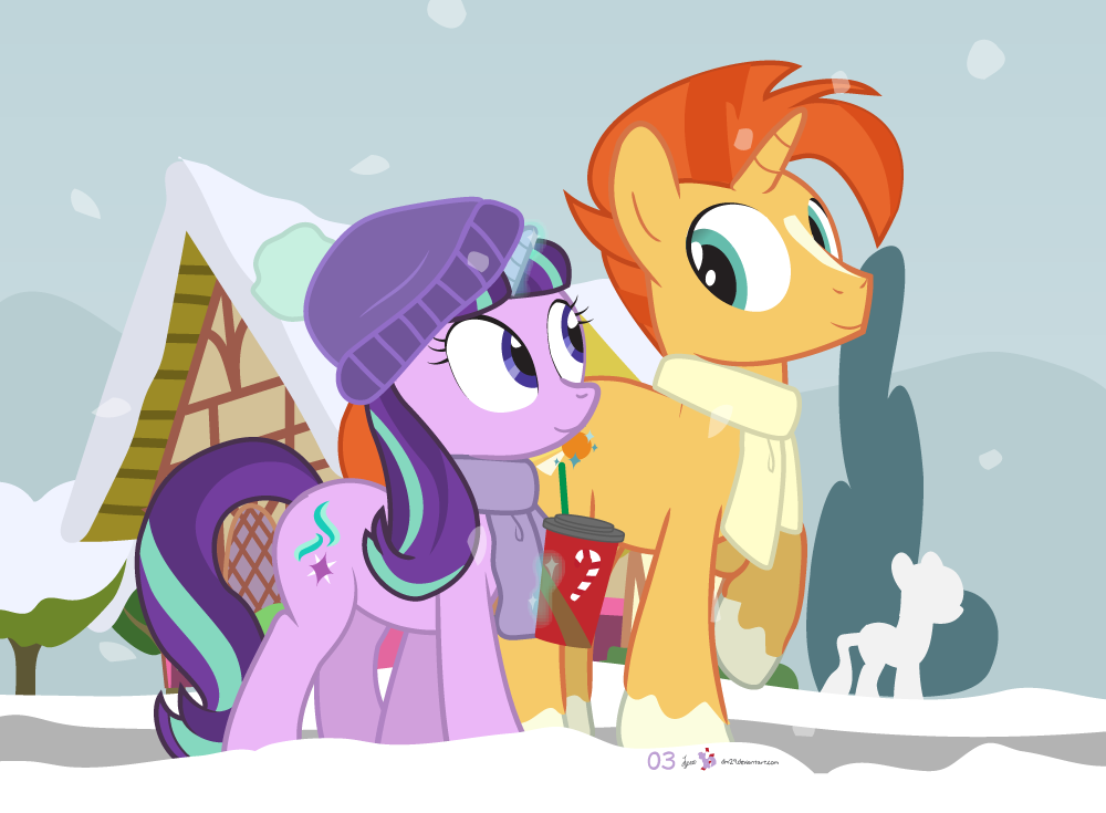 #dm29HolidayHorse Day 3: Starlight + Sunburst